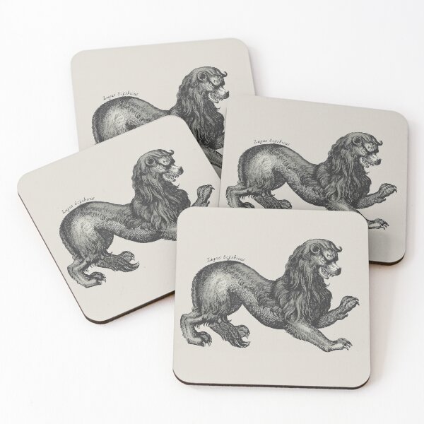 Item preview, Werewolf Medieval Illustration (Scythian Wolf) designed and sold by themewbert.