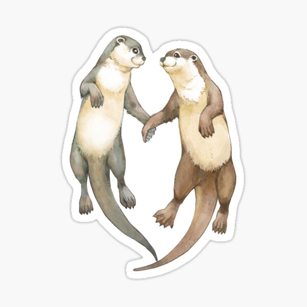Artikel-Vorschau von Aquarell Bedeutender Otter, designt und verkauft von thepawster.