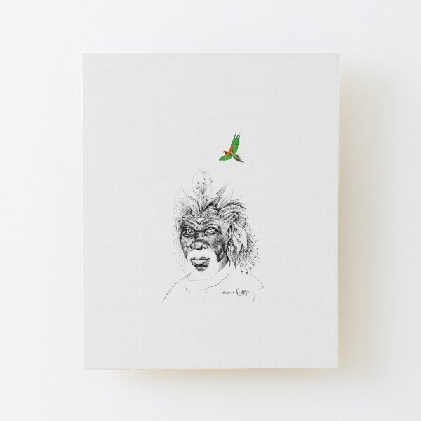 Sunkissed Sunman Wood Mounted Print