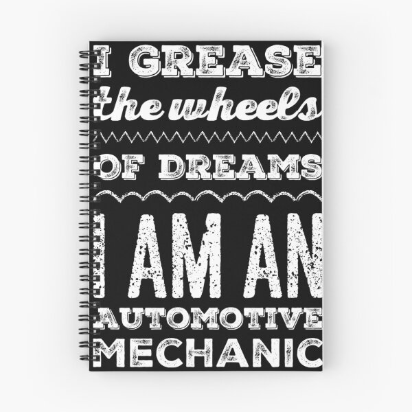 Item preview, I Grease The Wheels Of Dreams I Am An Automotive Mechanic White Text designed and sold by TWMBDesigns.