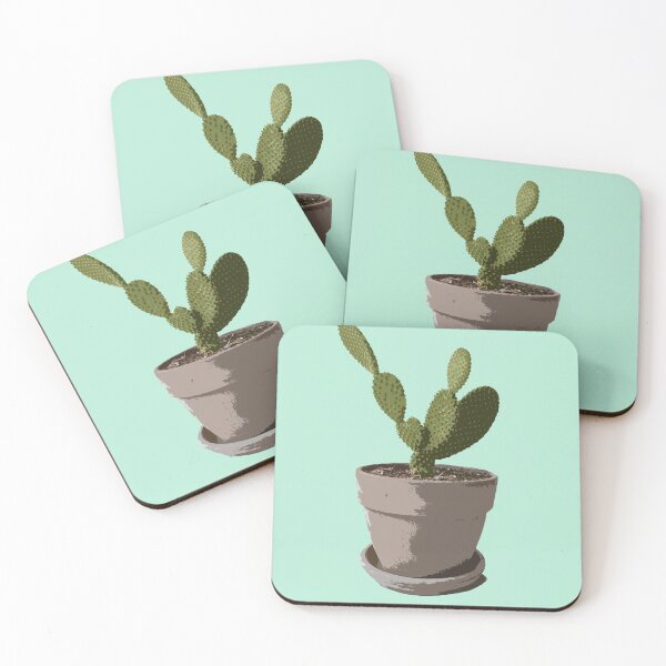 Item preview, Bunny Ear Cactus - Aqua designed and sold by adamhardy93.
