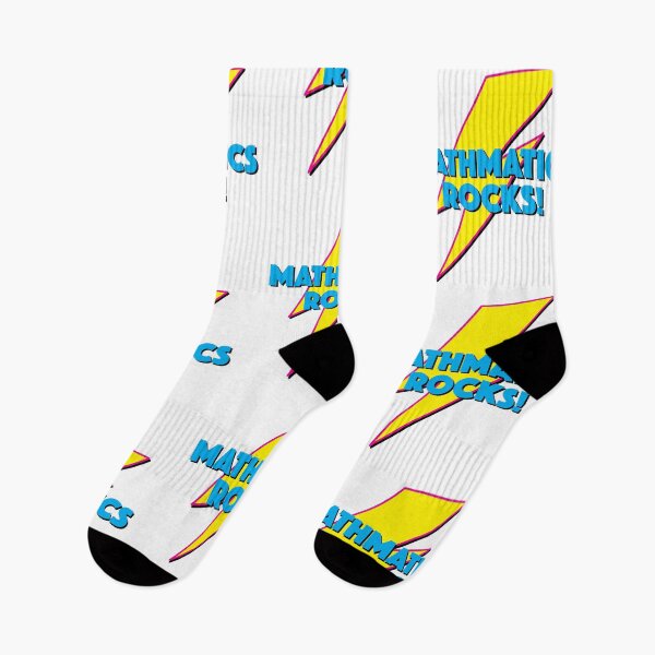 Item preview, MATHMATICS ROCKS! LIGHTNING LOGO SLOGAN FOR TEACHERS, LECTURERS ETC.  designed and sold by Clifford Hayes.