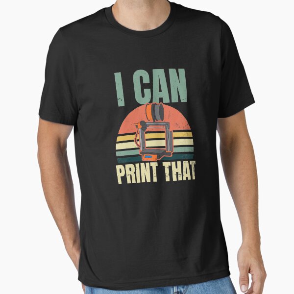 Item preview, 3D Printing Shirt | Vintage I Can Print That Gift designed and sold by IsiTees.