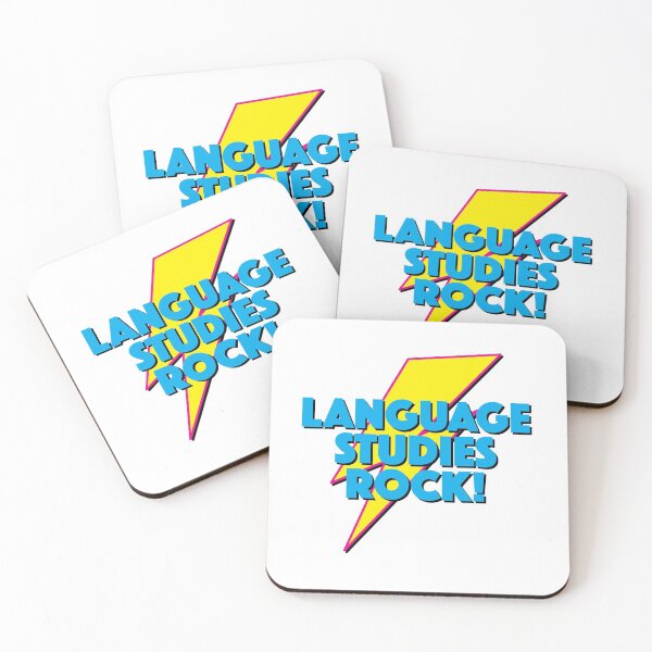 Item preview, LANGUAGE STUDIES ROCK! LIGHTNING LOGO SLOGAN FOR TEACHERS, LECTURERS ETC.  designed and sold by Clifford Hayes.