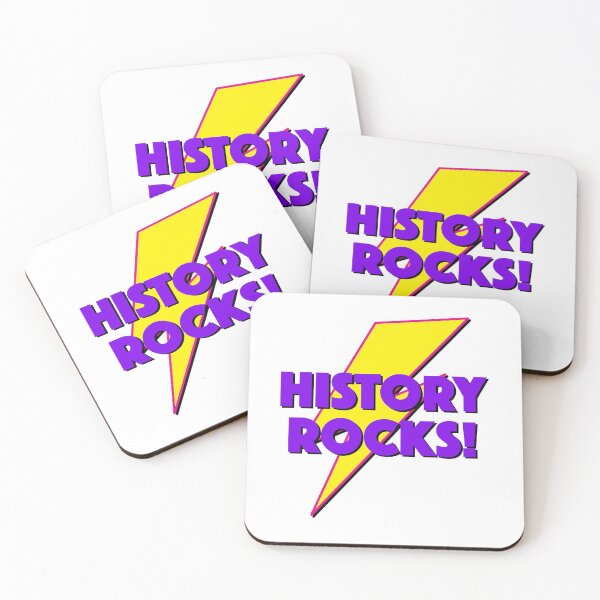 Item preview, HISTORY ROCKS! LIGHTNING LOGO SLOGAN FOR TEACHERS, LECTURERS ETC.  designed and sold by Clifford Hayes.
