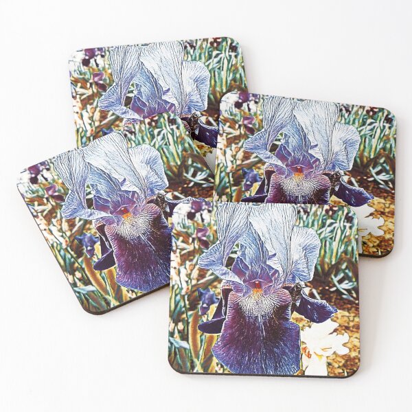 Item preview, Pretty violet irises designed and sold by helenkaiy.
