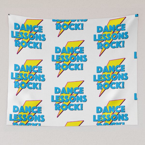 Item preview, DANCE LESSONS ROCK! LIGHTNING LOGO SLOGAN FOR TEACHERS, LECTURERS ETC.  designed and sold by Clifford Hayes.