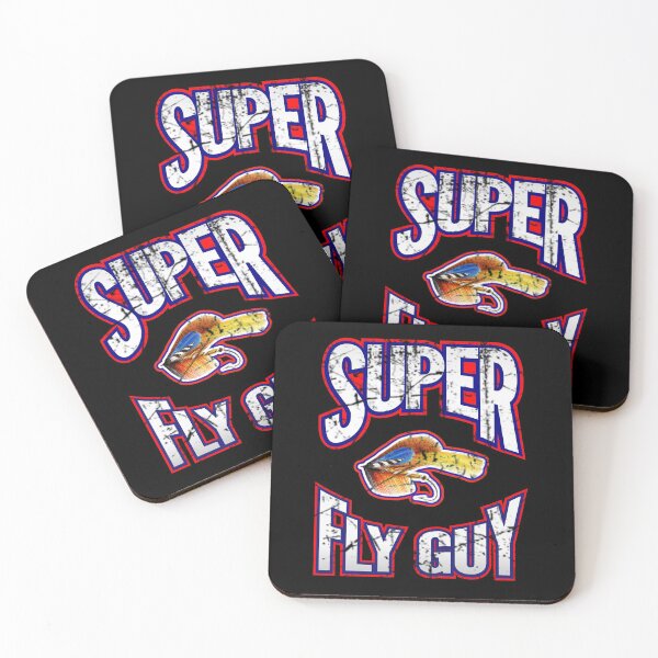 Item preview, Super Fly Guy Fly Fishing Logo designed and sold by RosalieReeves.