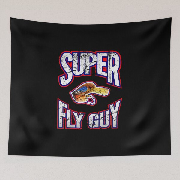 Item preview, Super Fly Guy Fly Fishing Logo designed and sold by RosalieReeves.