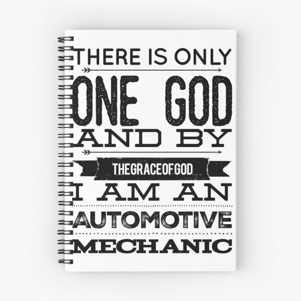 Item preview, Solo hay un Dios y, por la gracia de Dios, soy mecánico automotriz Texto negro designed and sold by TWMBDesigns.