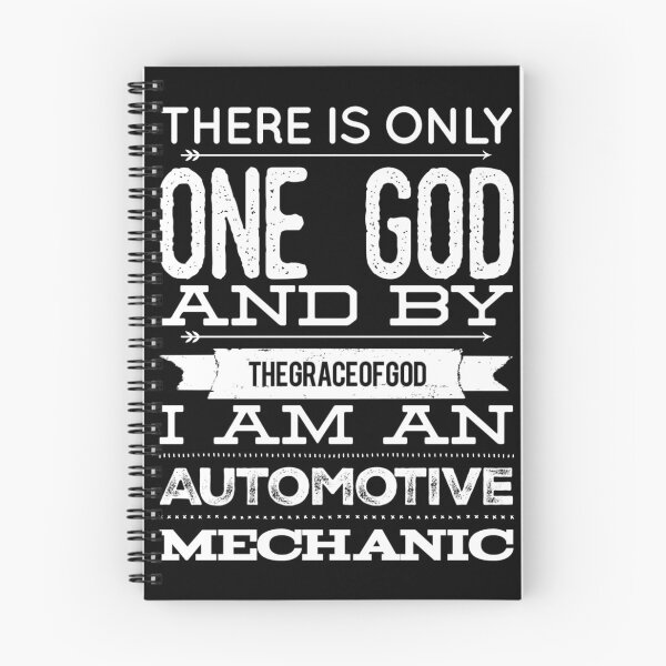 Item preview, There Is Only One God And By The Grace Of God I Am An Automotive Mechanic White Text designed and sold by TWMBDesigns.