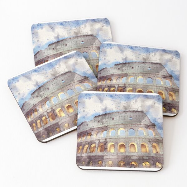 Item preview, Colosseum Watercolor Art  – Landmark Art Print – Colosseum designed and sold by ReneeMichaelLLC.