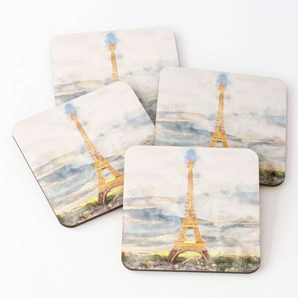 Item preview, Eiffel Tower Watercolor Art – Landmark Art Print – Eiffel Tower designed and sold by ReneeMichaelLLC.