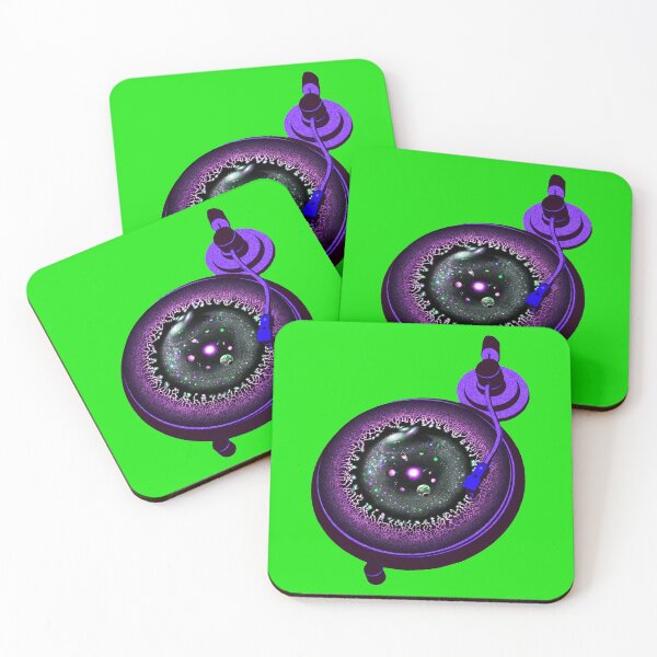 Item preview, Turntable and Universe Vinyl (violet green) designed and sold by Pablo Carlos Budassi.