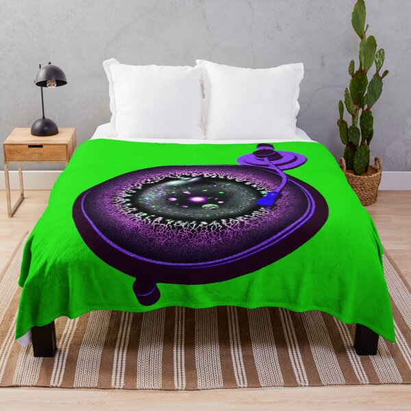 Item preview, Turntable and Universe Vinyl (violet green) designed and sold by Pablo Carlos Budassi.