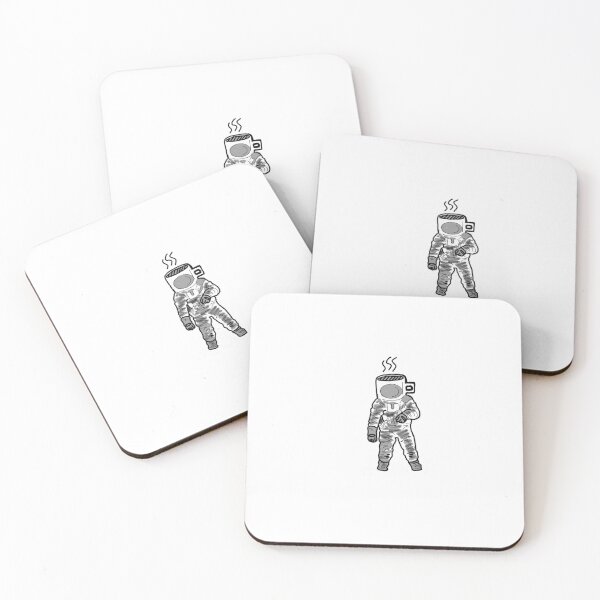 Item preview, Shaded Coffee Astronauts designed and sold by CoffeeMcGee.