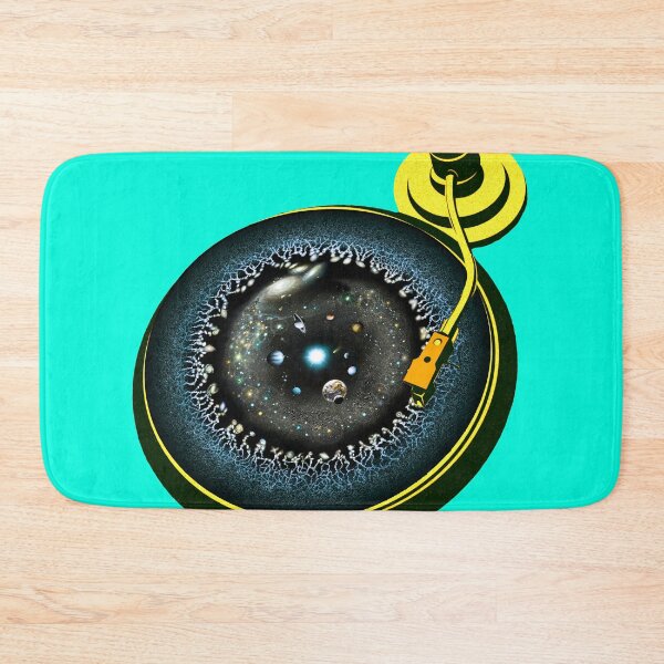 Item preview, Turntable and Universe Vinyl (yellow turquoise) designed and sold by Pablo Carlos Budassi.