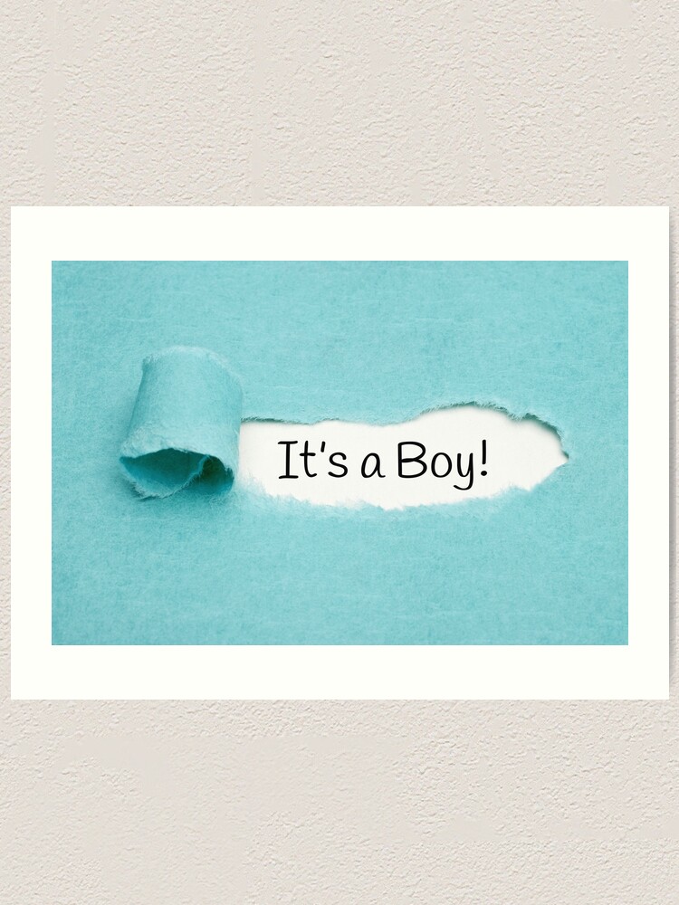 boy announcement