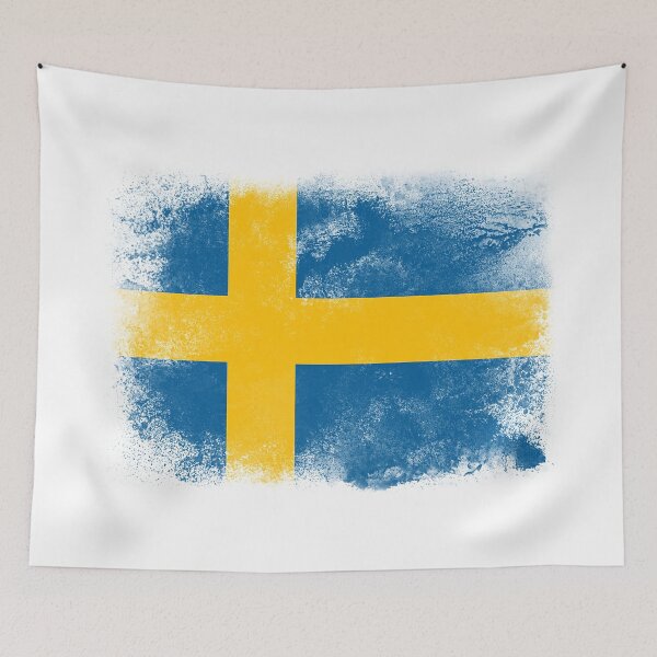 Item preview, sweden flag designed and sold by psychoshadow.