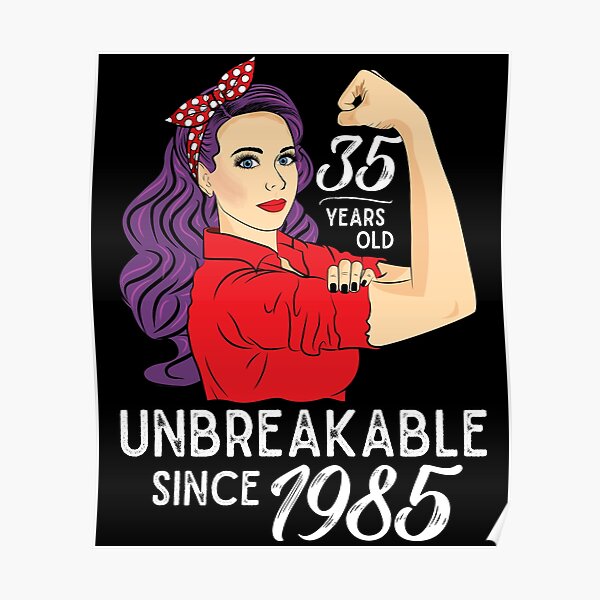 Thirty five, 35 Details about   Happy 35th Anniversary Year 1985-11x14 Unframed Art Print 