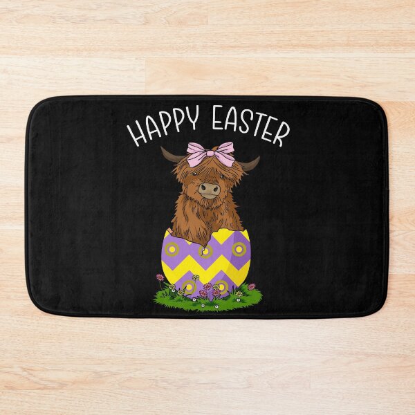 Item preview, Happy Easter Scottish Highland Cow Gifts Easter Egg Cow designed and sold by DSWShirts.