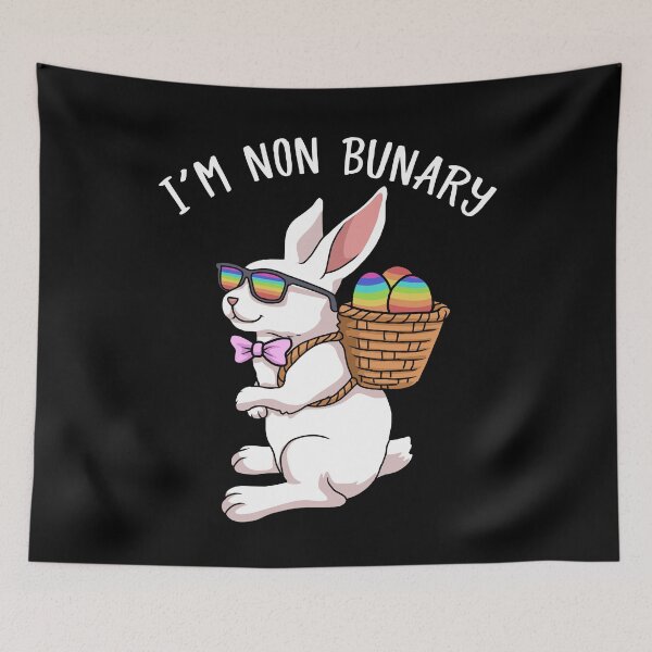 Item preview, Non Binary Clothing Easter LGBT Gay Pride LGBTG Nonbinary designed and sold by DSWShirts.