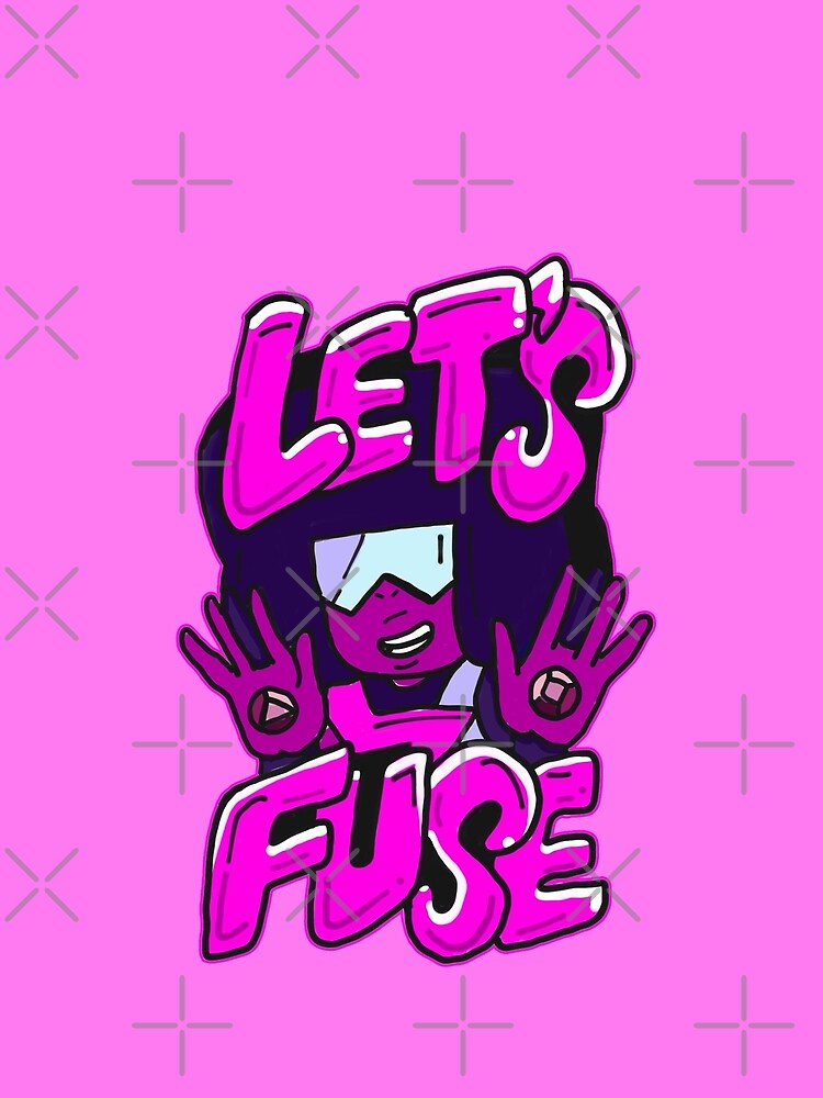 Garnet from Steven Universe™ Valentine's Day themed quote "Let's Fuse" by sketchNkustom