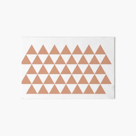Tanning in Triangles Art Board Print