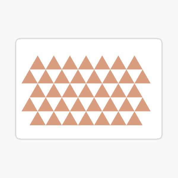 Tanning in Triangles Sticker