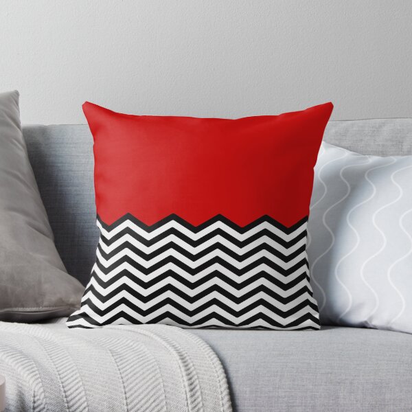 The Floor of Evil Throw | Twin Peaks Floor Pattern Throw Pillow