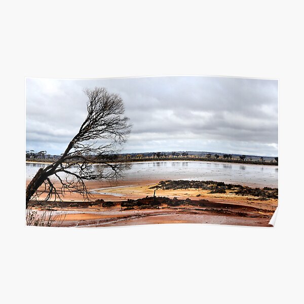 Salt Lake - Western Australia Poster