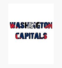 Washington Capitals Photographic Print