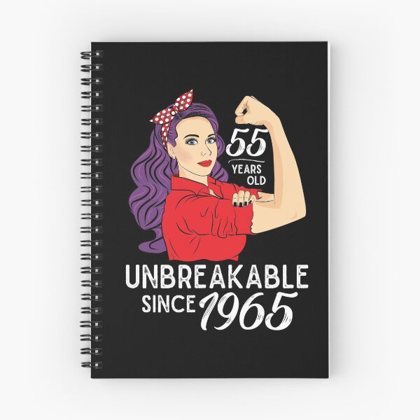 Item preview, 55th birthday Gift 55 Years Old Born in 1965 Unbreakable designed and sold by ZNOVANNA.