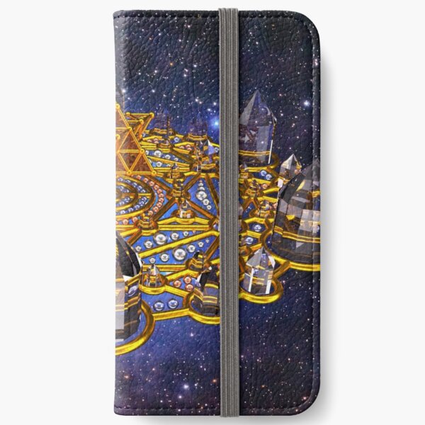 Pleiadian Lightcity Merkaba Stargate iPhone Wallet