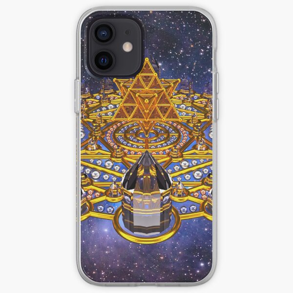 Pleiadian Lightcity Merkaba Stargate iPhone Soft Case