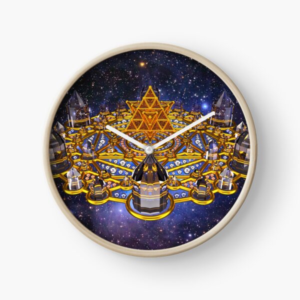 Pleiadian Lightcity Merkaba Stargate Clock