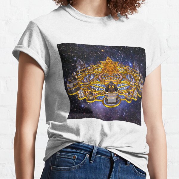 Pleiadian Lightcity Merkaba Stargate Classic T-Shirt