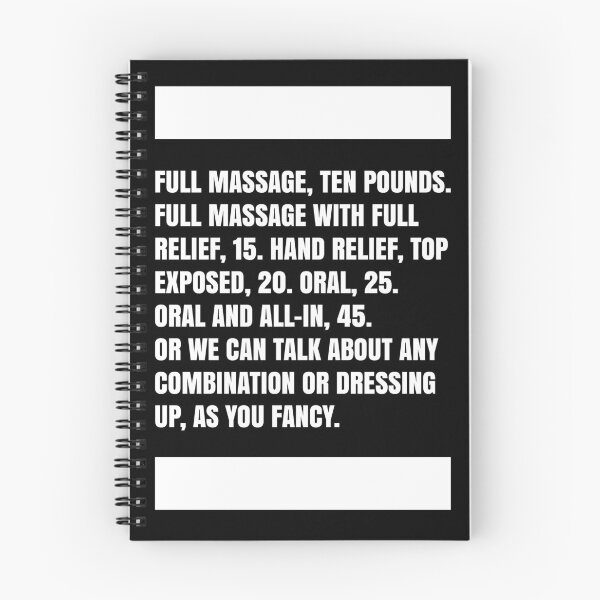 Item preview, Massage List | Twin Town designed and sold by WelshBanter.