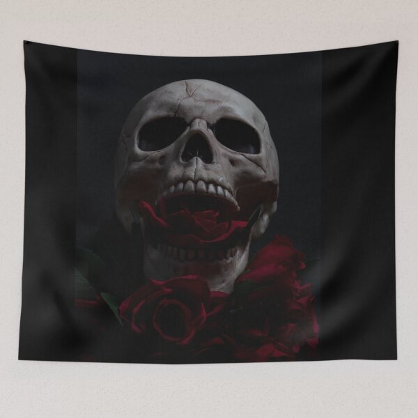 Item preview, Skull and roses  designed and sold by Sam Mitchell.