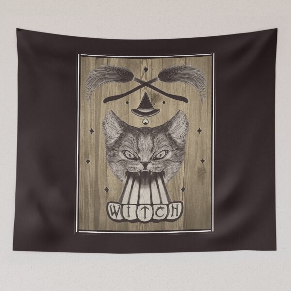 Item preview, The Witch's Cat designed and sold by MonoMano.