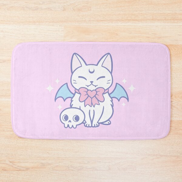 Bat Kitten 02 | Nikury Bath Mat