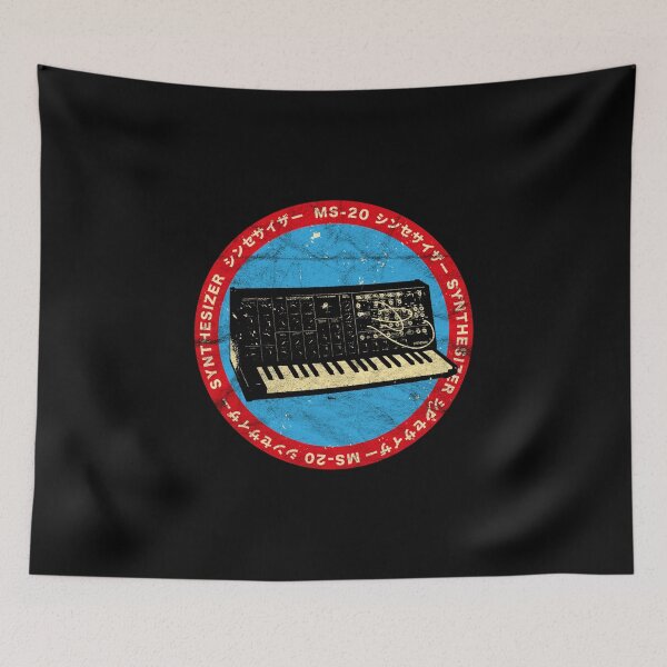 Item preview, Vintage MS-20 Synthesizer Analog - Japan Synth Nerd graphic designed and sold by A-Fashion.