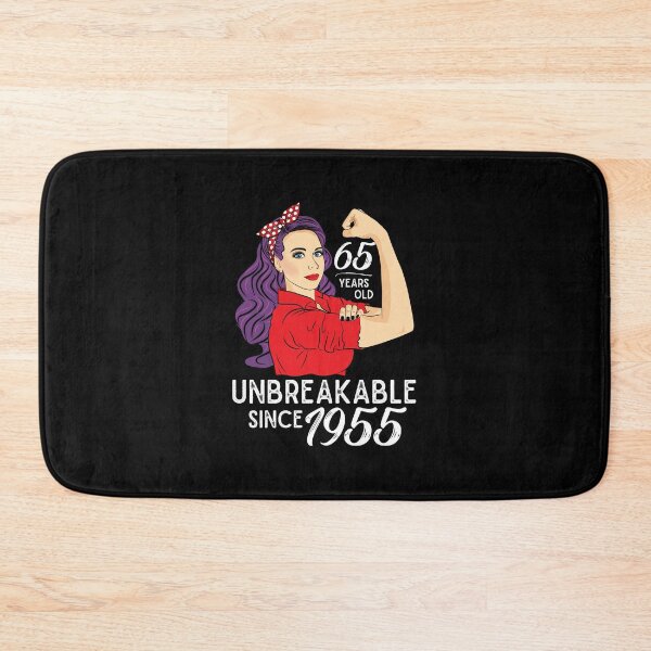 Item preview, 65th birthday Gift 65 Years Old Born in 1955 Unbreakable designed and sold by ZNOVANNA.
