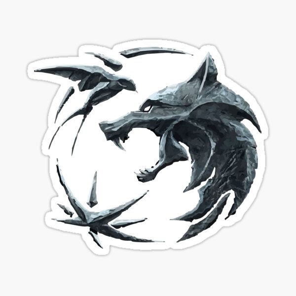 Witcher Medallion Stickers | Redbubble