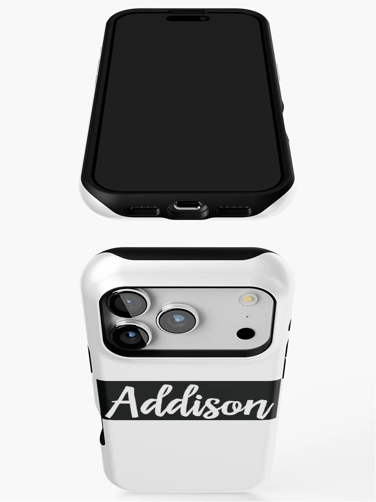Thumbnail 3 of 4, iPhone Case, Addison Script My Name Is Addison designed and sold by ProjectX23.