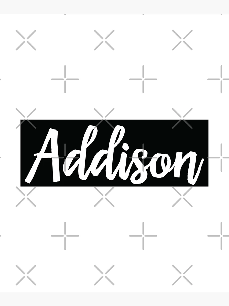 Thumbnail 5 of 5, Tote Bag, Addison Script My Name Is Addison designed and sold by ProjectX23.