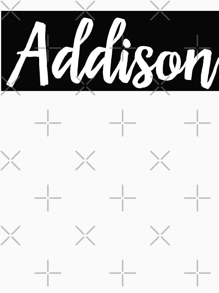 Thumbnail 4 of 4, Racerback Tank Top, Addison Script My Name Is Addison designed and sold by ProjectX23.