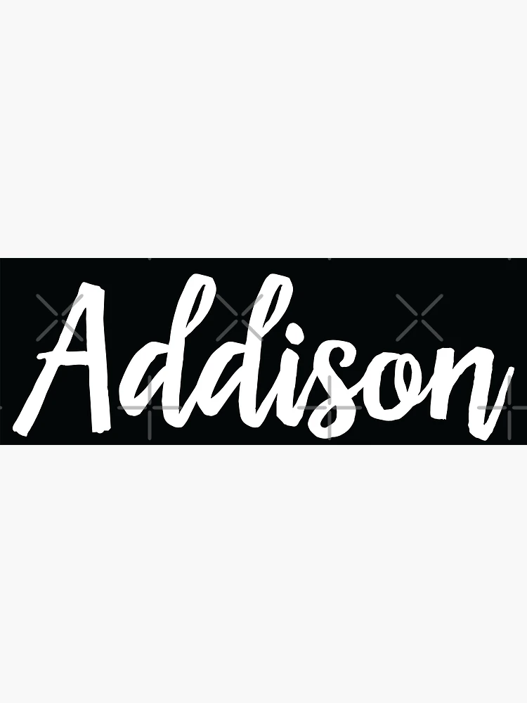 Thumbnail 2 of 2, Postcard, Addison Script My Name Is Addison designed and sold by ProjectX23.