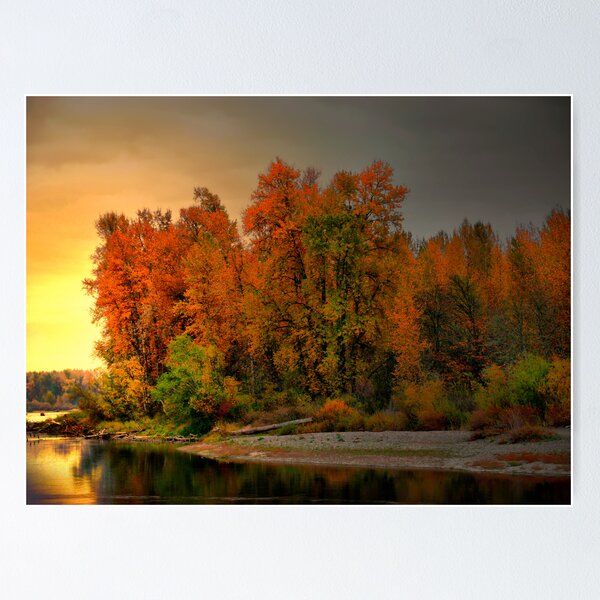 Item preview, Fall On The Willamette River designed and sold by Charles & Patricia   Harkins ~ Picture Oregon.