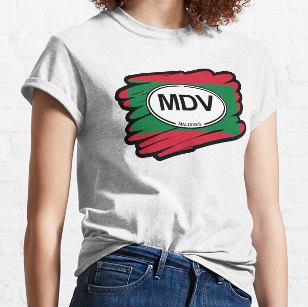 Maldives, Dhivehin Flag Classic T-Shirt